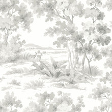 7677 Countryside Morning Light Grey and White Falsterbo III Wallpaper by Boråstapeter