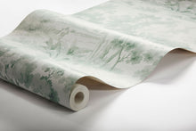7678 Countryside Morning Light Green and White Falsterbo III Wallpaper by Boråstapeter