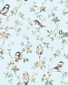 7681 Falsterbo Birds Multicoloured Falsterbo III Wallpaper by Boråstapeter