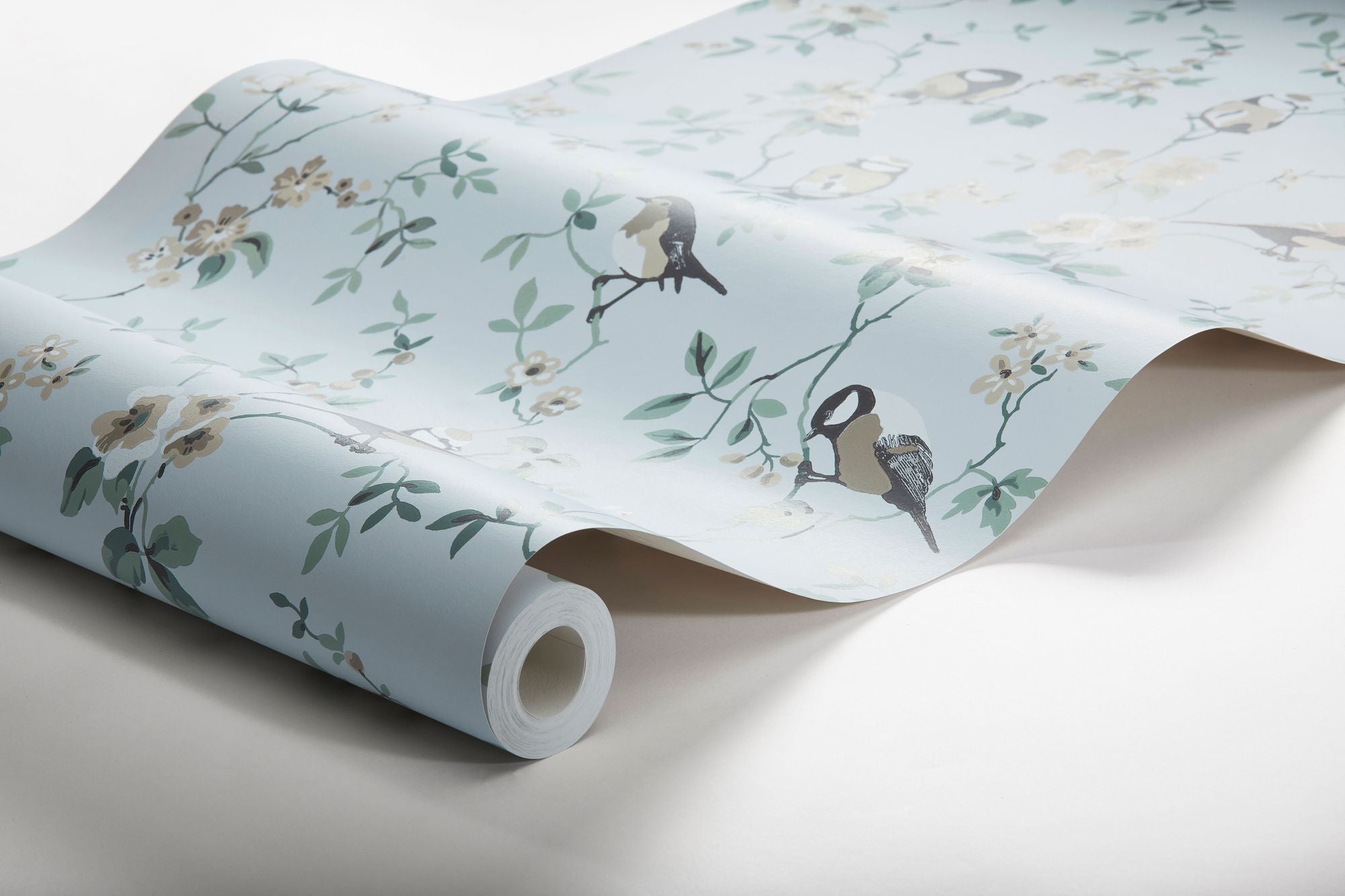 7681 Falsterbo Birds Multicoloured Falsterbo III Wallpaper by Boråstapeter