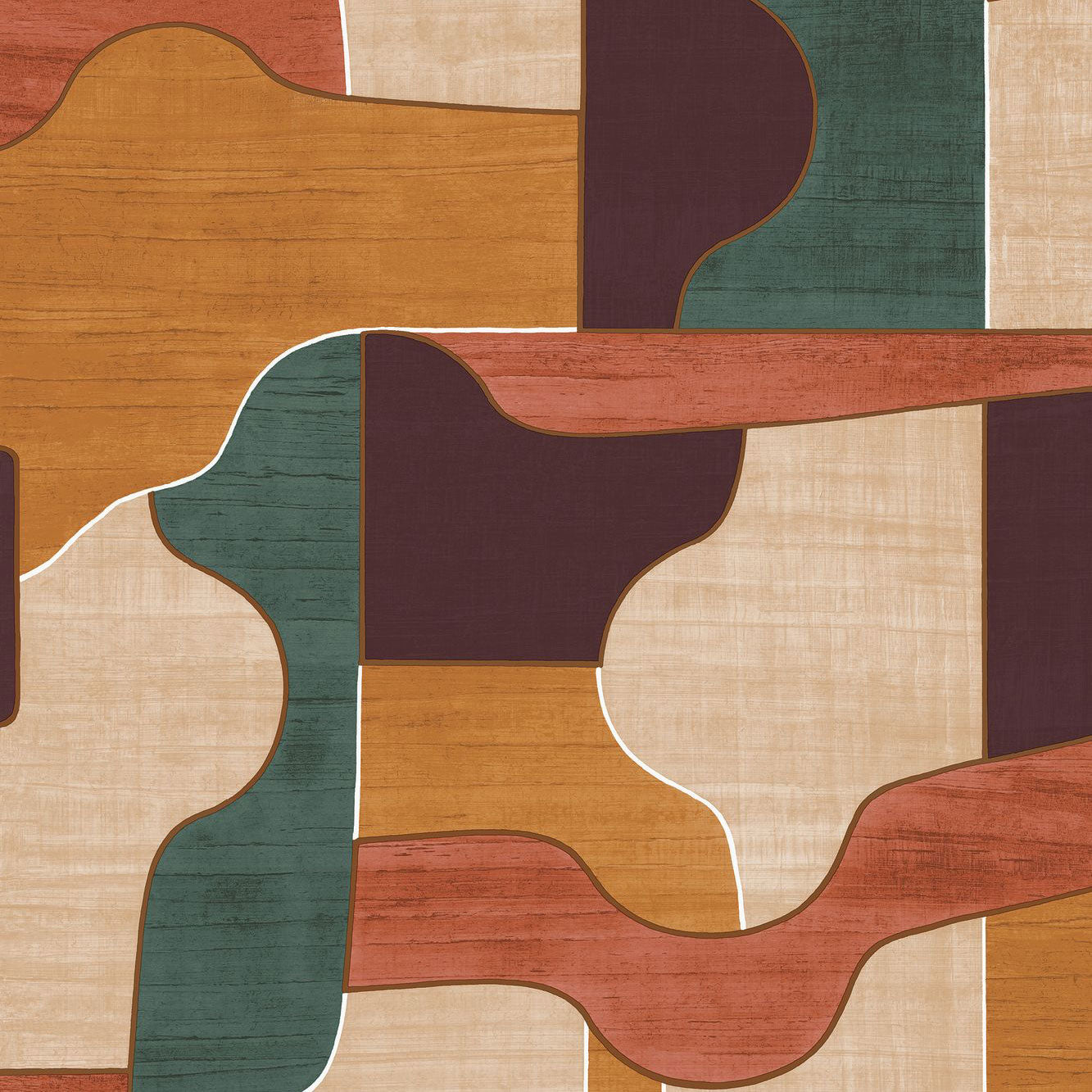 76820202 Modernismo Multico Modernismo Wallpaper by Casamance