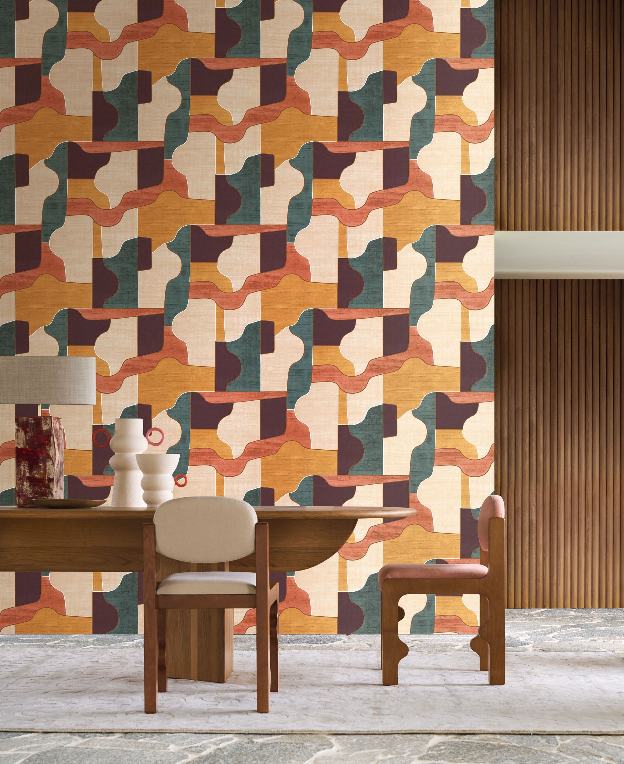 76820202 Modernismo Multico Modernismo Wallpaper by Casamance