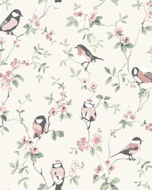 7682 Falsterbo Birds Multicoloured Falsterbo III Wallpaper by Boråstapeter