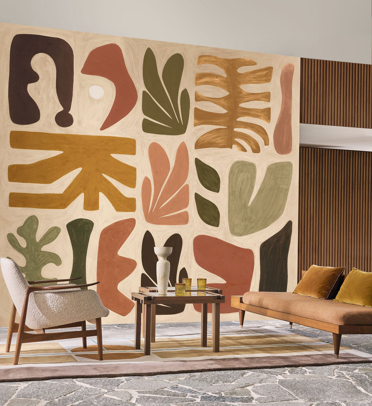 Jorge Nude/Kaki Modernismo Mural by Casamance