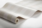 7686 Falsterbo Stripe Light Beige and White Falsterbo III Wallpaper by Boråstapeter