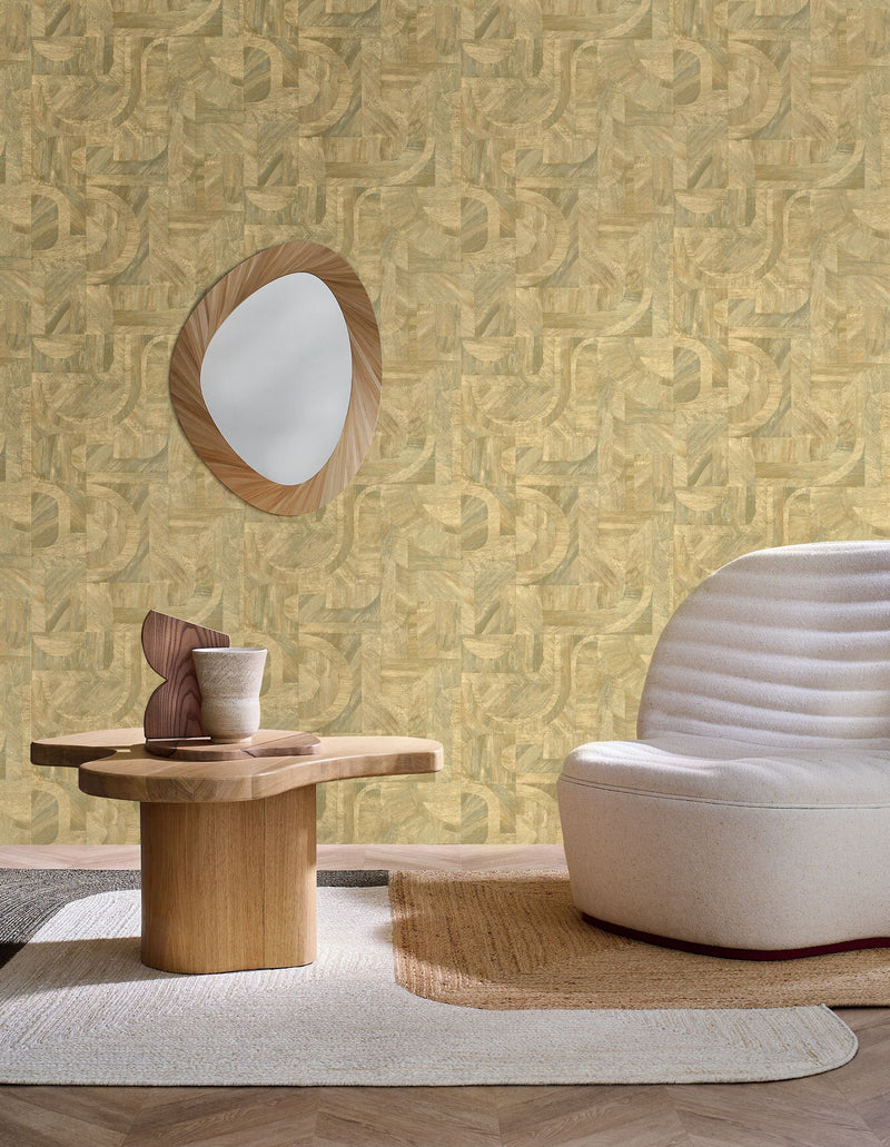 76870508 Intarsia Cactus Wallpaper by Casamance