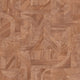 Intarsia Terre De Sienne Nature Sur Mesure - Textures Wallpaper by Casamance