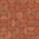 Dualis Orange Brûlé Nature Sur Mesure - Textures Wallpaper by Casamance