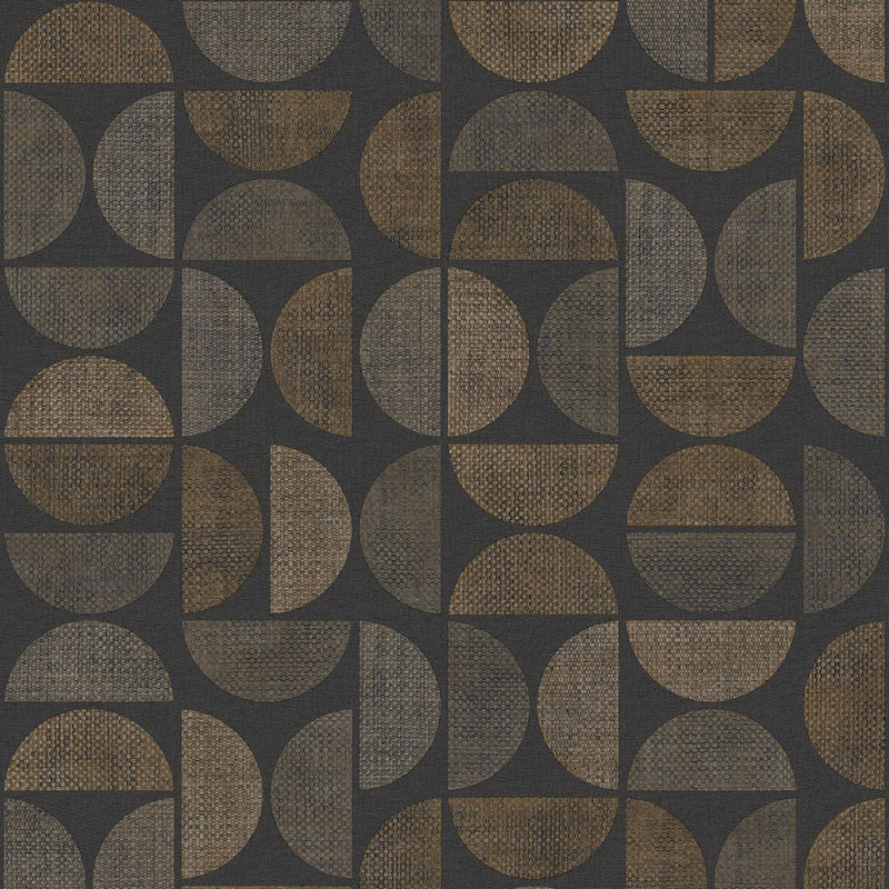 76881426 Dualis Ébène Wallpaper by Casamance