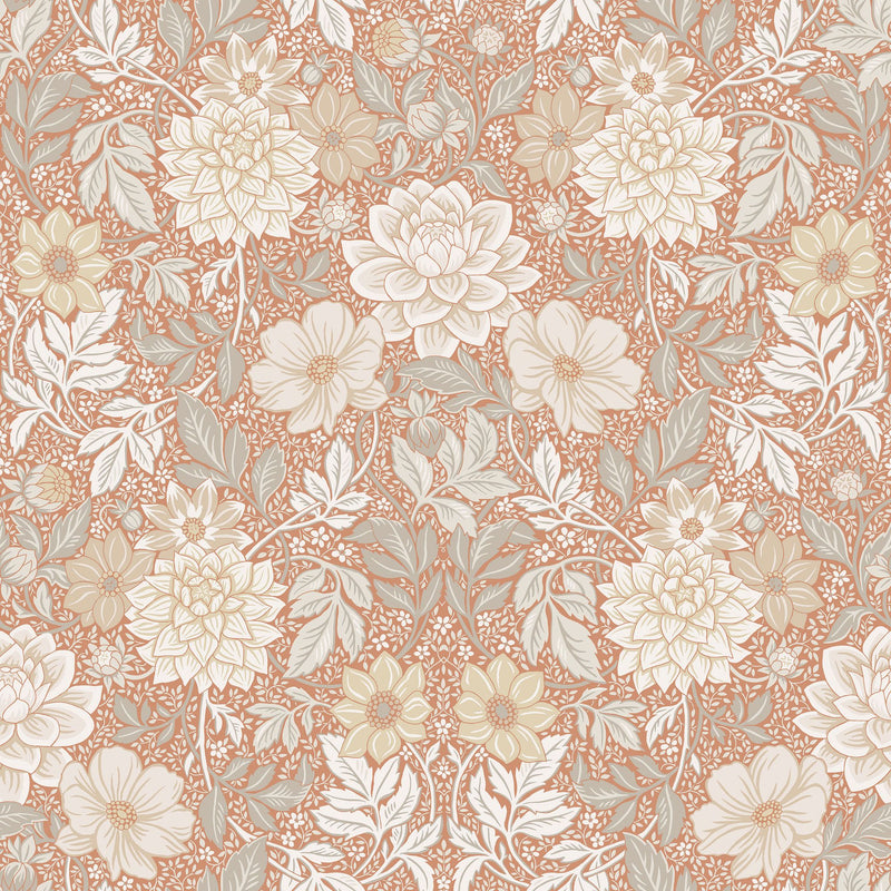 7688 Dahlia Garden Multicoloured Falsterbo III Wallpaper by Boråstapeter