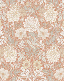 7688 Dahlia Garden Multicoloured Falsterbo III Wallpaper by Boråstapeter