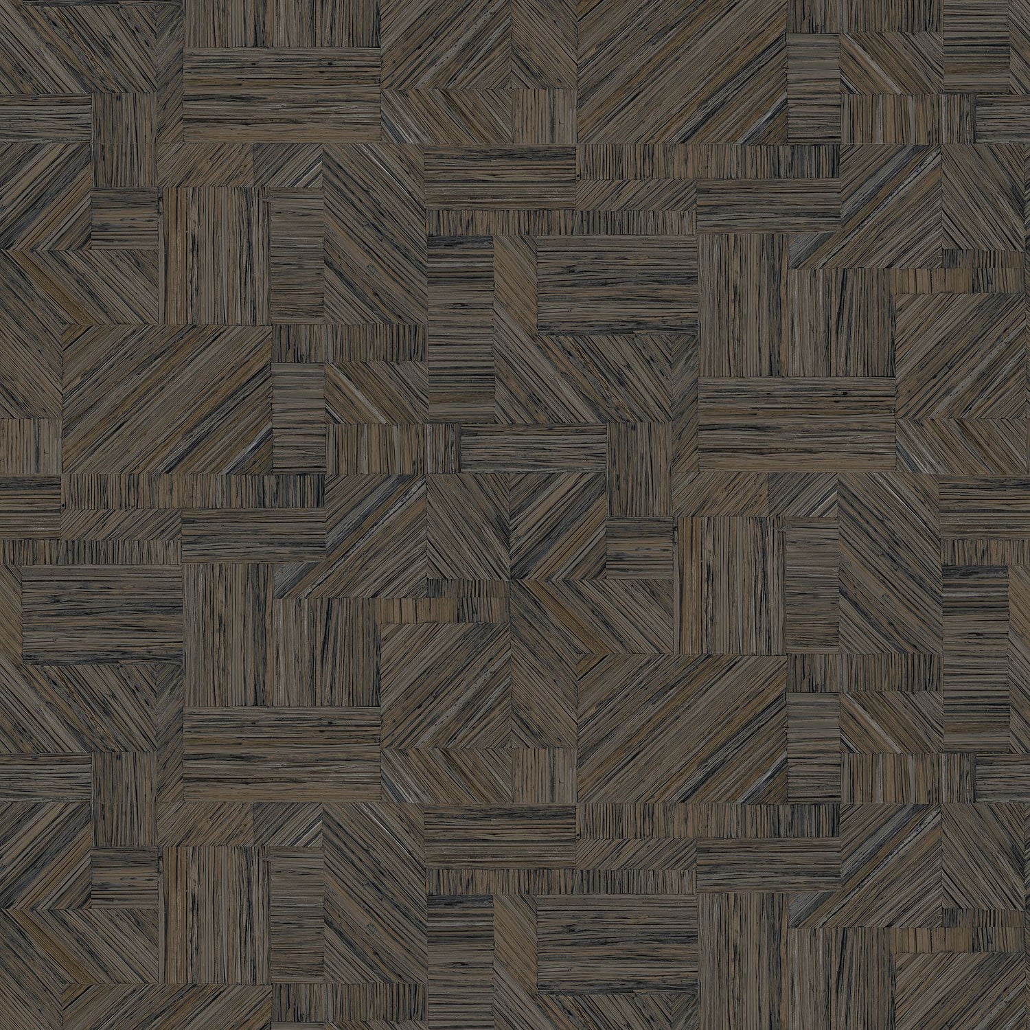 76892344 Imbrication Ébène Wallpaper by Casamance