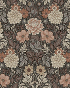 Dahlia Garden Multicoloured Icons Wallpaper by Boråstapeter