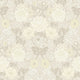 Dahlia Garden Light Beige and White Falsterbo III Wallpaper by Boråstapeter