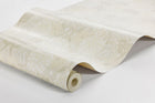 Dahlia Garden Light Beige and White Falsterbo III Wallpaper by Boråstapeter