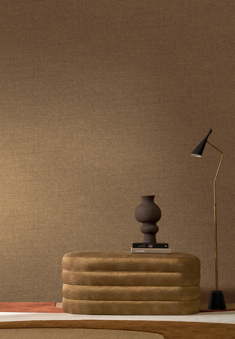 76922446 Vannora Tabac Tressora Wallpaper by Casamance