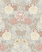 Dahlia Garden Multicoloured Falsterbo III Wallpaper by Boråstapeter