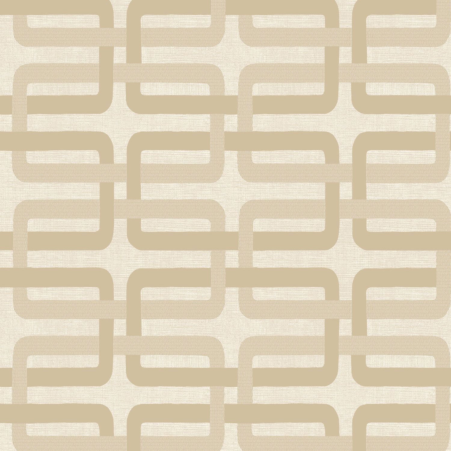76932854 Matjara Sable/Nacré Tressora Wallpaper by Casamance