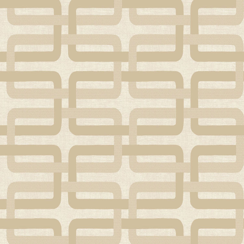 76932854 Matjara Sable/Nacré Tressora Wallpaper by Casamance