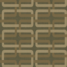 76932956 Matjara Kaki/Doré Tressora Wallpaper by Casamance