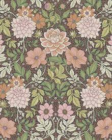 7693 Dahlia Garden Multicoloured Falsterbo III Wallpaper by Boråstapeter