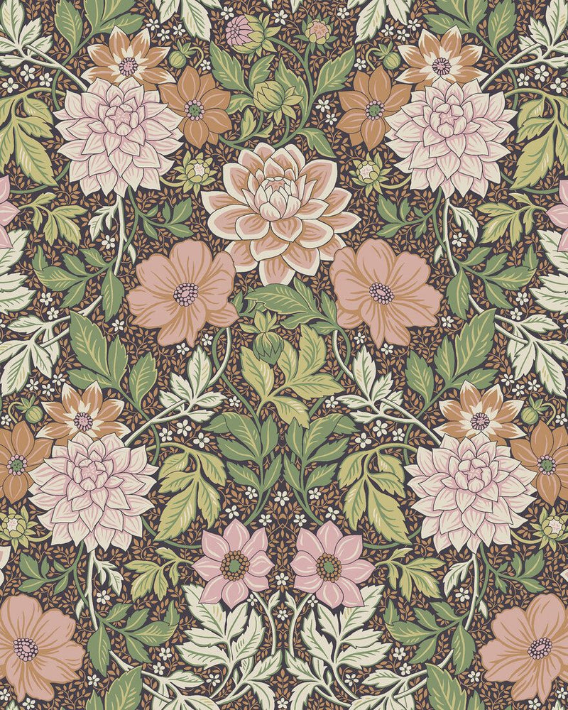 7693 Dahlia Garden Multicoloured Falsterbo III Wallpaper by Boråstapeter