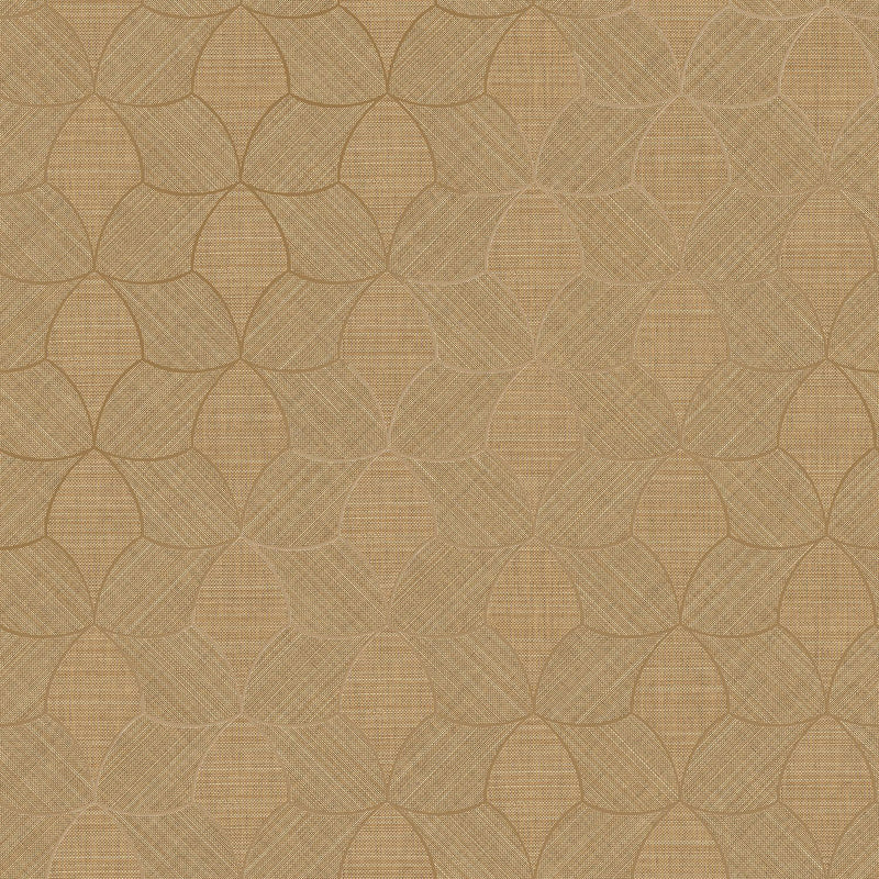 76943466 Tressana Camel/Doré Tressora Wallpaper by Casamance