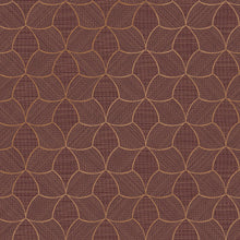 76943976 Tressana Pourpre/Cuivré Tressora Wallpaper by Casamance