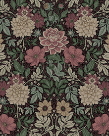 7694 Dahlia Garden Multicoloured Falsterbo III Wallpaper by Boråstapeter