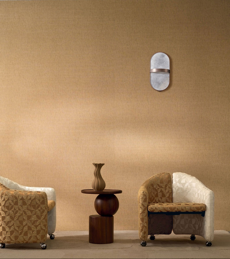 76954384 Fibra Camel Tressora Wallpaper by Casamance
