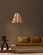 76954996 Fibra Ébène Tressora Wallpaper by Casamance