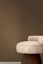 76954996 Fibra Ébène Tressora Wallpaper by Casamance