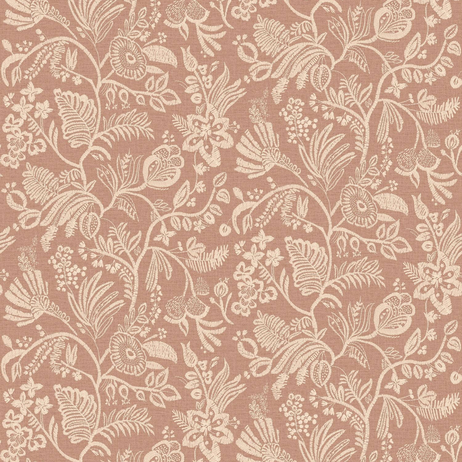 76960610 Pastel Nude Broderies Wallpaper by Casamance