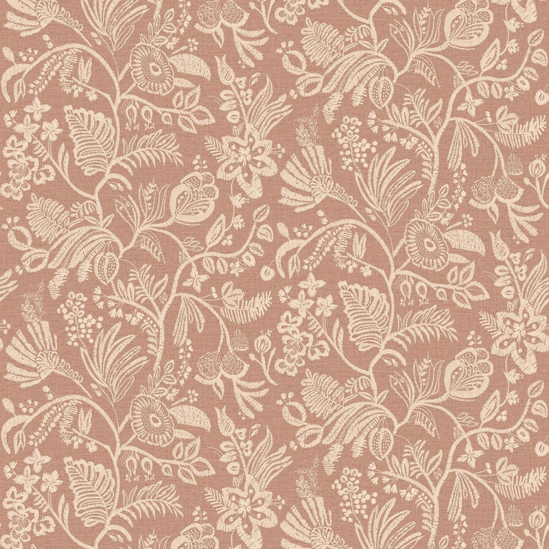 76960610 Pastel Nude Broderies Wallpaper by Casamance