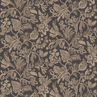 76961120 Pastel Ébène Broderies Wallpaper by Casamance