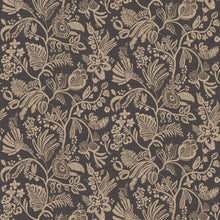 76961120 Pastel Ébène Broderies Wallpaper by Casamance