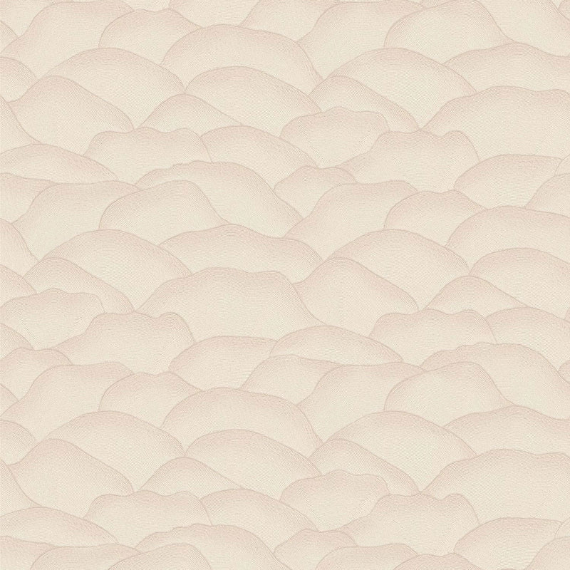 76971222 Ondula Ivoire Broderies Wallpaper by Casamance