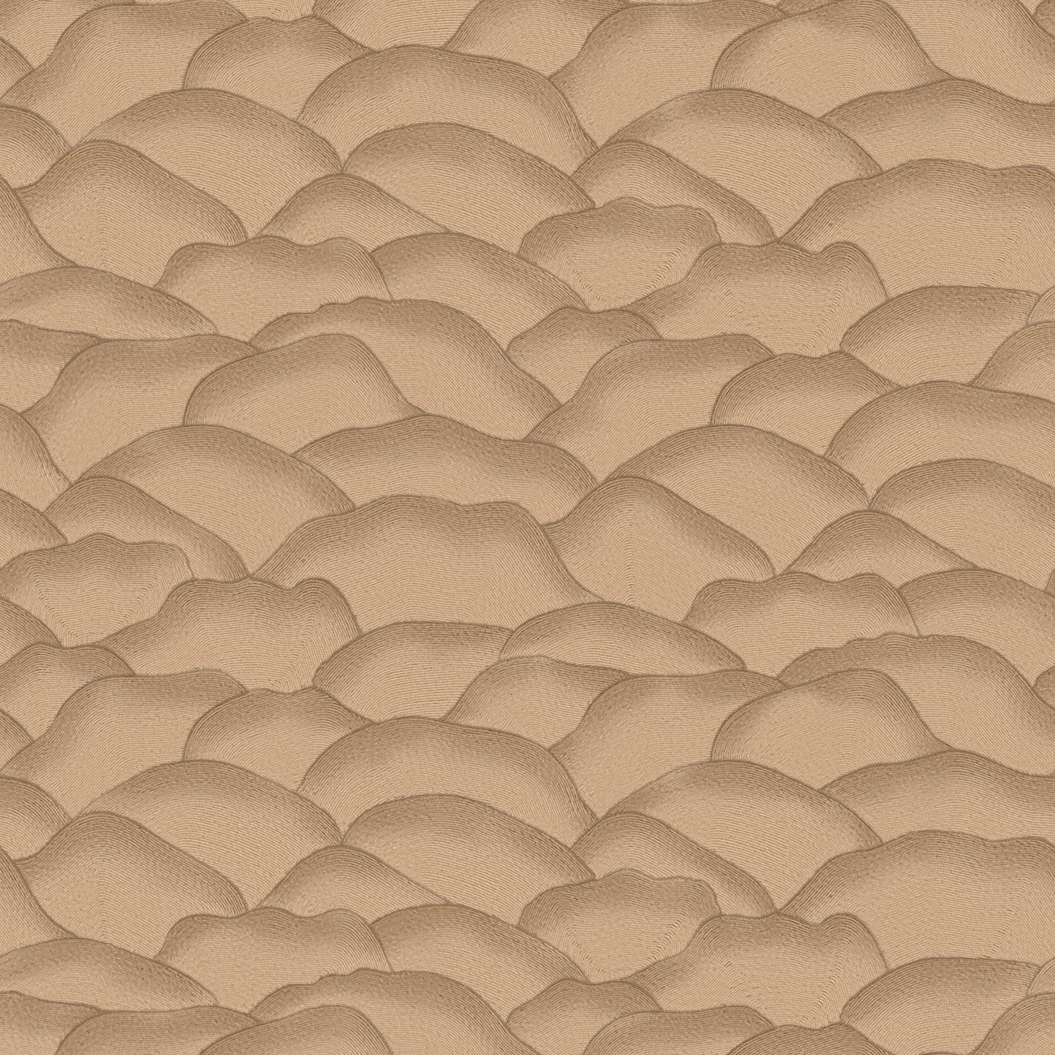 76971426 Ondula Mordoré Broderies Wallpaper by Casamance