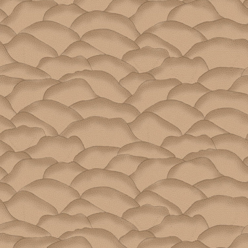 76971426 Ondula Mordoré Broderies Wallpaper by Casamance
