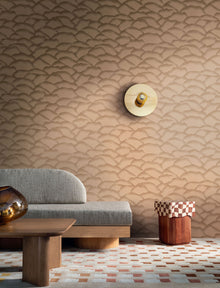 76971426 Ondula Mordoré Broderies Wallpaper by Casamance