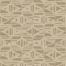 76982344 Filandra Lin/Kaki Broderies Wallpaper by Casamance