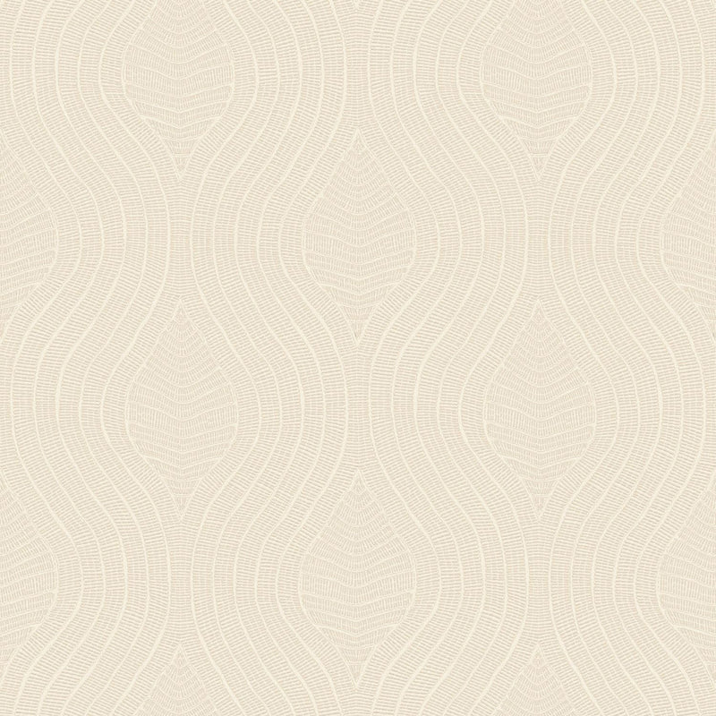 76992956 Brodelia Ivoire Broderies Wallpaper by Casamance