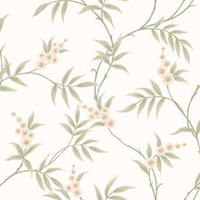 7761 Floral Tree White and Green Adorn Wallpaper by Boråstapeter