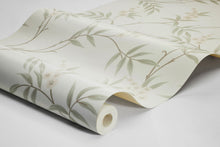 7761 Floral Tree White and Green Adorn Wallpaper by Boråstapeter
