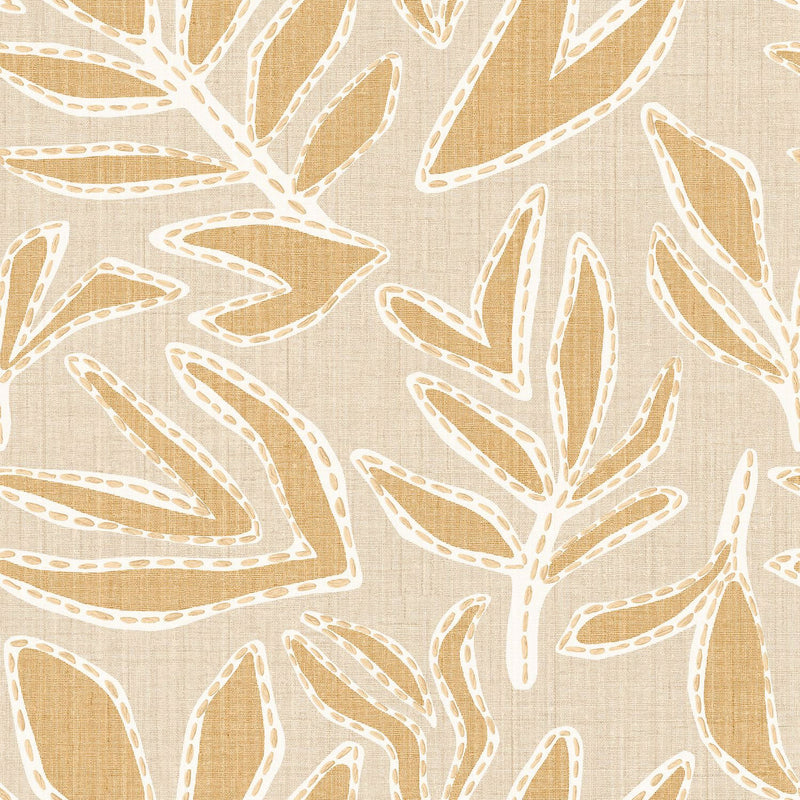 77640100 Lanzea Sable/Vanille Wallpaper by Casamance