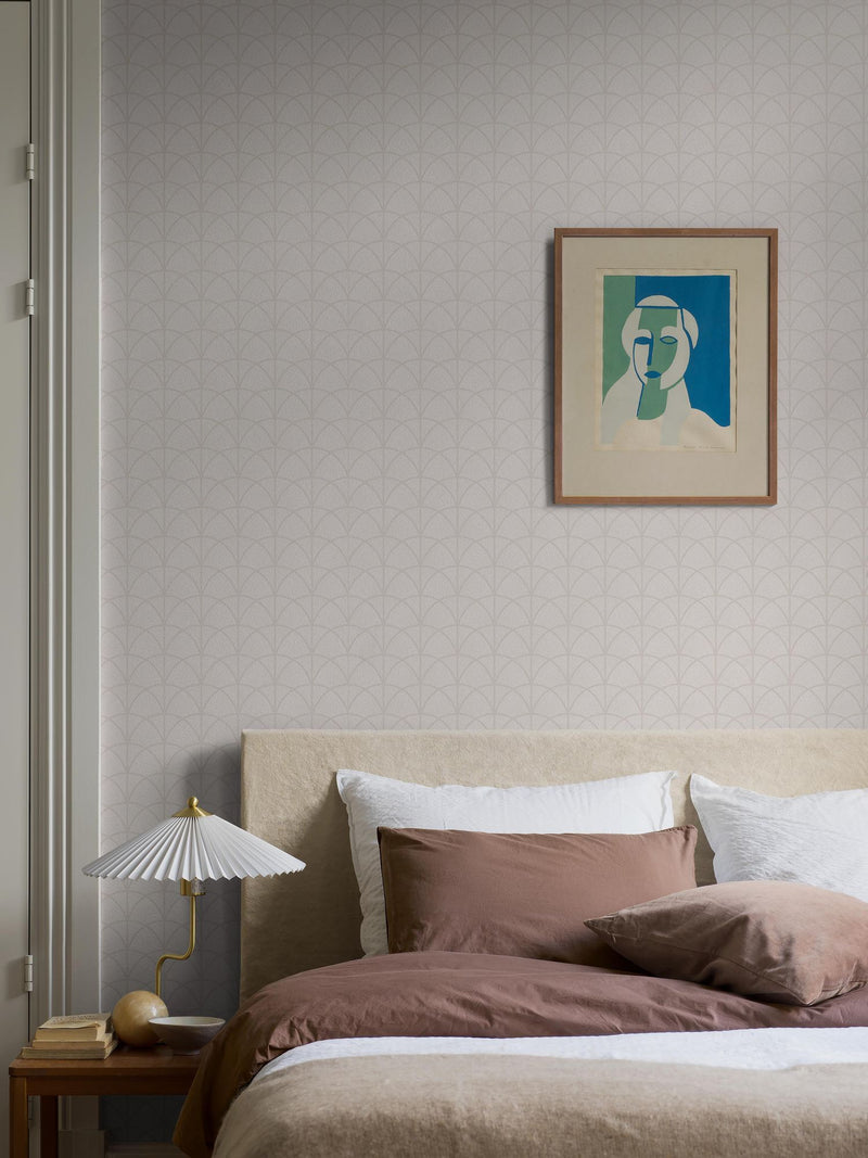 7769 Deco Arch White Adorn Wallpaper by Boråstapeter