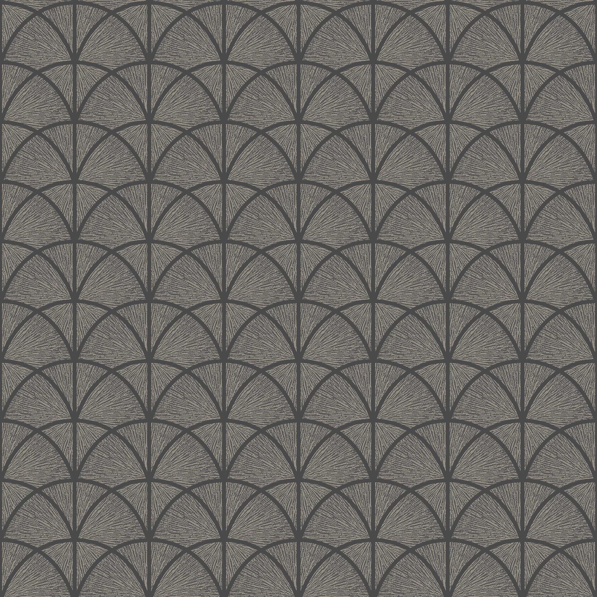 7770 Deco Arch Black Adorn Wallpaper by Boråstapeter