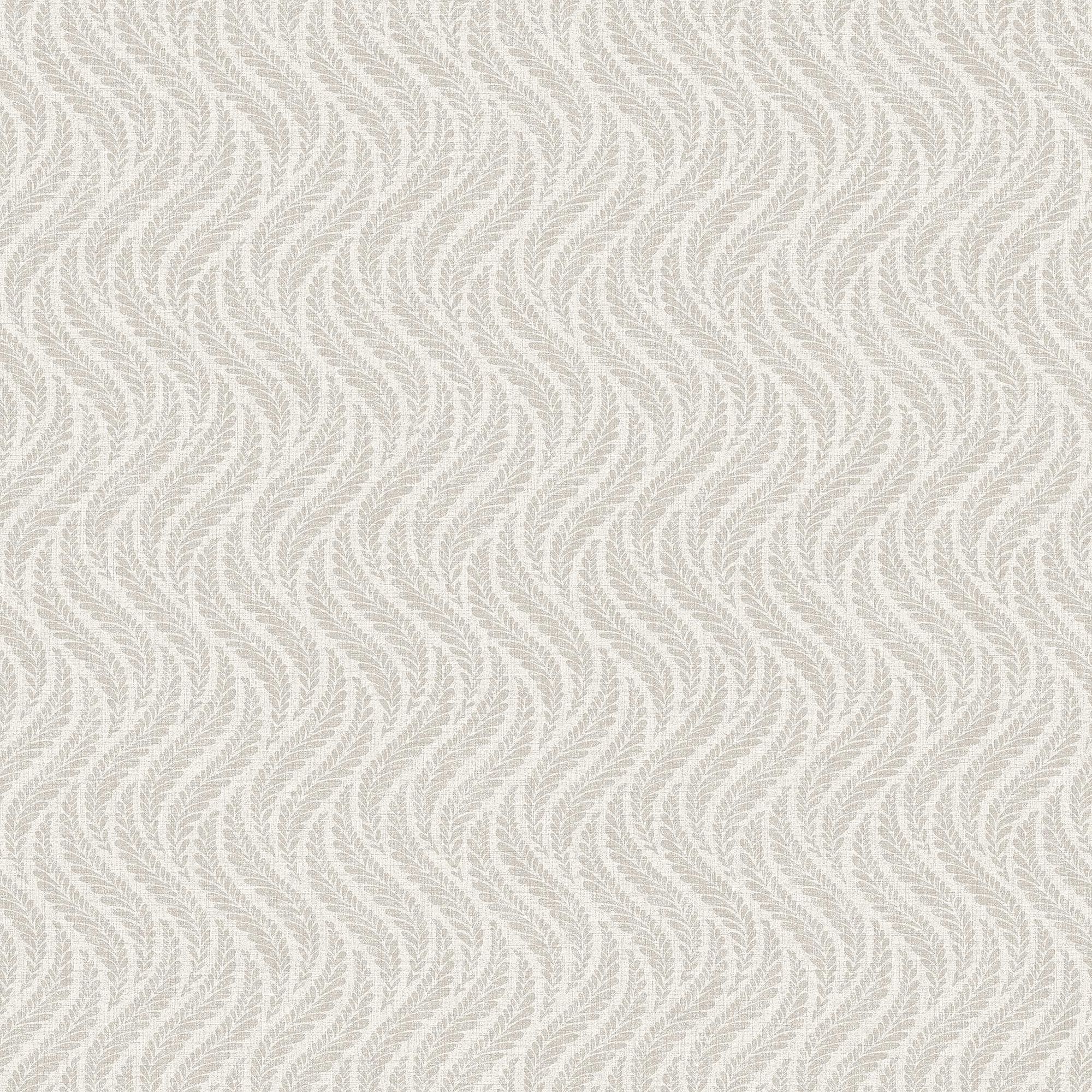 7771 Little Fern Light Grey and White Adorn Wallpaper by Boråstapeter
