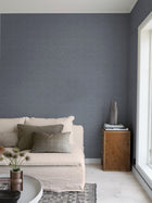 7773 Little Fern Dark Blue Adorn Wallpaper by Boråstapeter