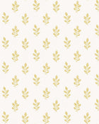 7774 Little Oak Light Yellow and White Adorn Wallpaper by Boråstapeter